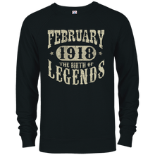 100 years 100th Birthday February 1918 Birth of Legend Shirt